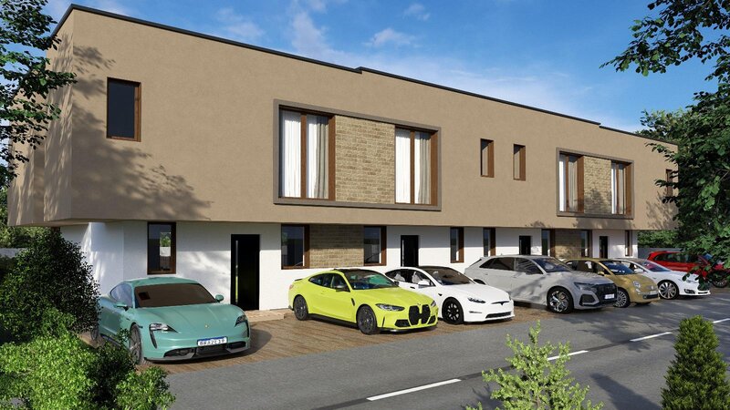 Otopeni, Central, Metrou, comision 0%, vila p+1, 3 si 4 camere, 3 bai,